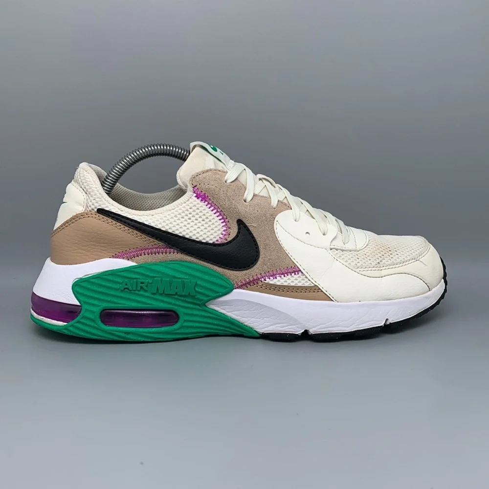 Nike‎ Air Max Excee Tan Green Running Shoes CD4165-117 Men’s Sz 9